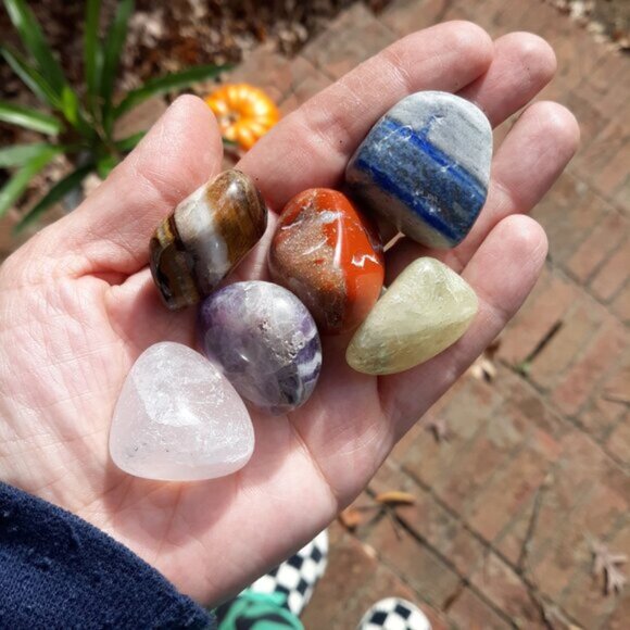 6 Chakra Stones, Healing Crystals Chakra Stones - Chakra Healing Gemstones - Picture 1 of 11